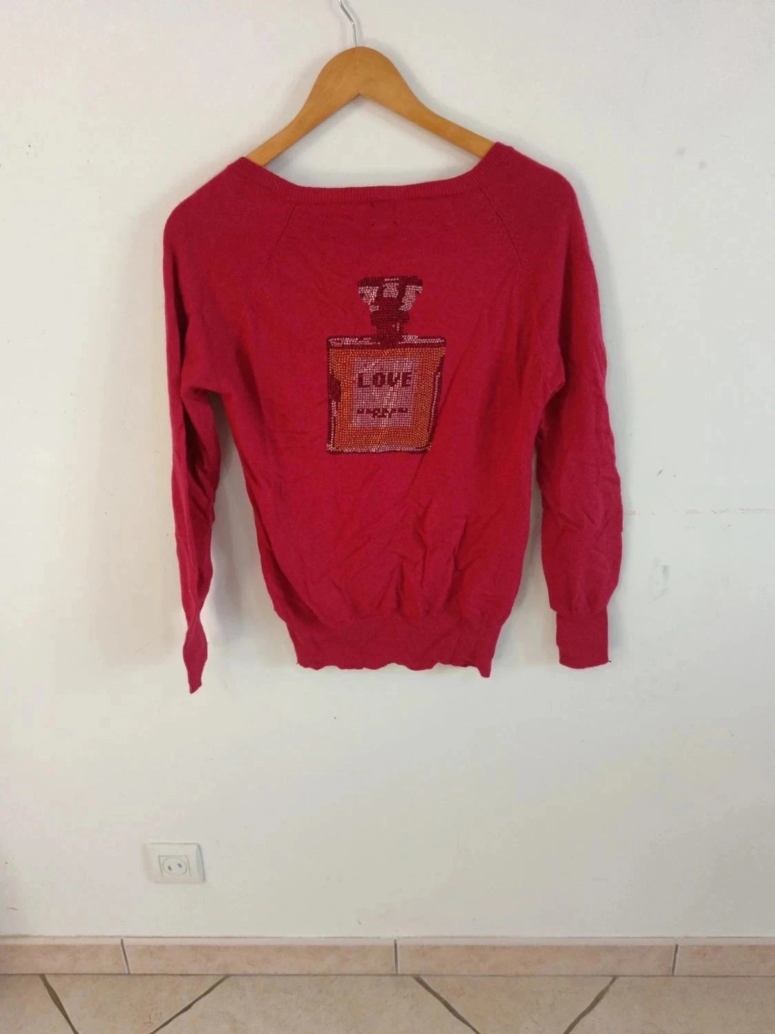 C128 pull fin rouge Karl Marc John M – photo 2